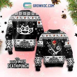 Five Finger Death Punch The Grim Reaper Christmas Ugly Sweater