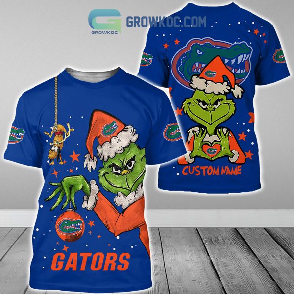 Florida Gators Grinch Christmas Personalized NCAA Hoodie Shirts