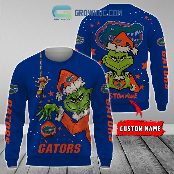 Florida Gators Grinch Christmas Personalized NCAA Hoodie Shirts