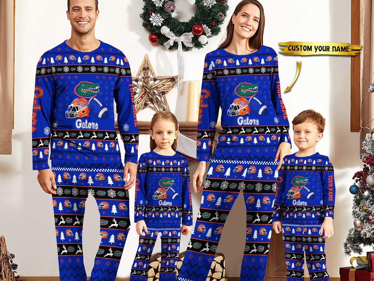 Florida gator 2025 christmas pajamas