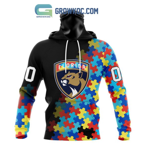 Florida Panthers Puzzle Design Autism Awareness Personalized Hoodie Shirts