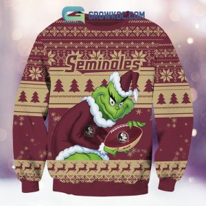 Florida State Seminoles Grinch NCAA Christmas Ugly Sweater