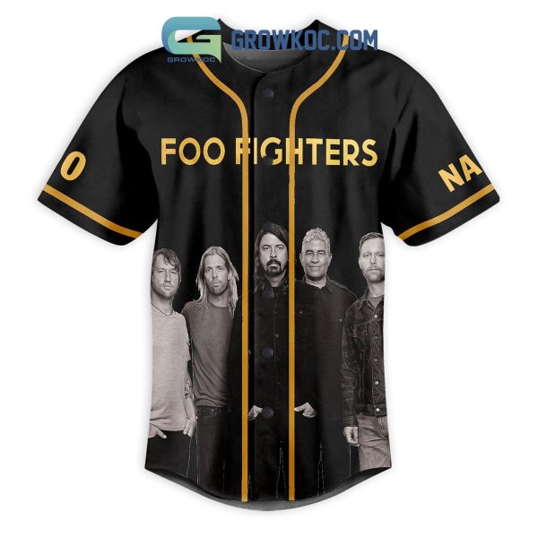 Foo Fighters Everything Or Nothing At All Tour Personalized Baseball Jersey