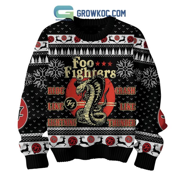 Foo Fighters Ride Like Lighting Ugly Sweater