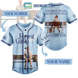 Forrest Gump Tom Hanks Personalized Baseball Jersey