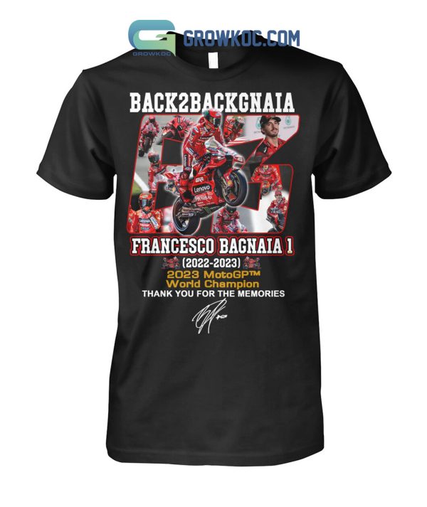 Francesco Bagnaia 2023 MotoGP World Chmapion T-Shirt