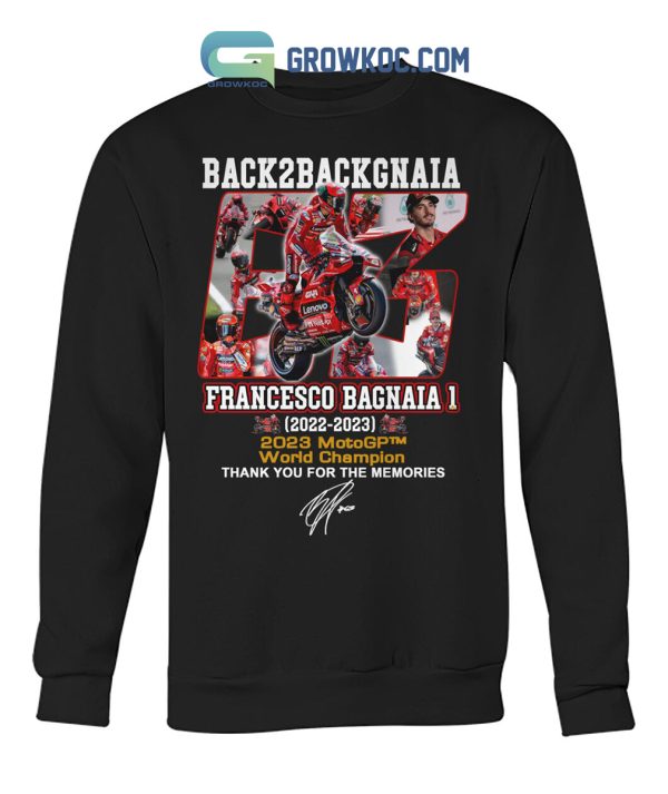 Francesco Bagnaia 2023 MotoGP World Chmapion T-Shirt