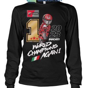 Francesco Bagnaia Ducati 2023 MotoGP World Riders’ Champion Again T-Shirt