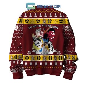 Freddie Mercury Queen The Myth The Legend Christmas Ugly Sweater