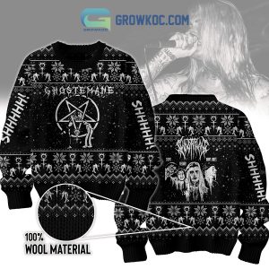 Ghost Rock Band Christmas Ugly Sweater