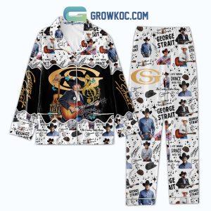 George Strait Just Wanna Dance With You Polyester Pajamas Set