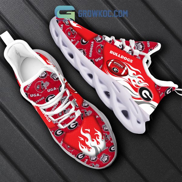 Georgia Bulldogs Fan Personalized Max Soul Sneaker