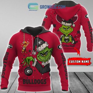 Georgia Bulldogs Grinch Christmas Personalized NCAA Hoodie Shirts