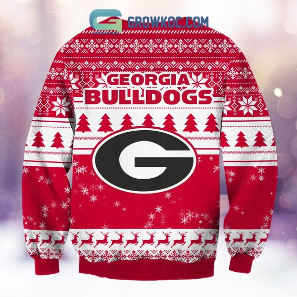 Georgia Bulldogs Grinch NCAA Christmas Ugly Sweater