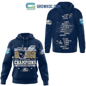 Georgia Southern Eagles 2023 Myrtle Beach Bowl Hoodie Shirts White Design