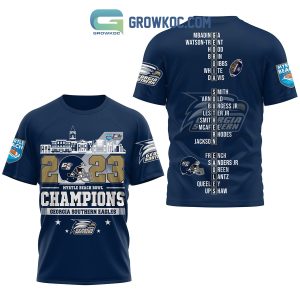 Georgia Southern Eagles Navy Edition 2023 Myrtle Beach Bowl Hoodie Shirts