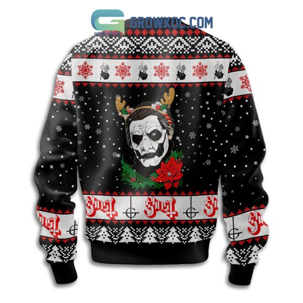 Ghost Rock Band Christmas Ugly Sweater