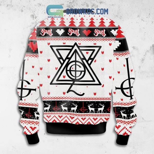Ghost Rock Band Popestar Ugly Sweater