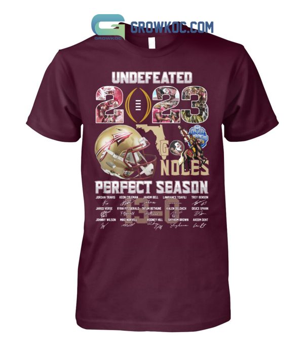 Go Noles Florida State Seminoles Perfect Season 2023 T-Shirt