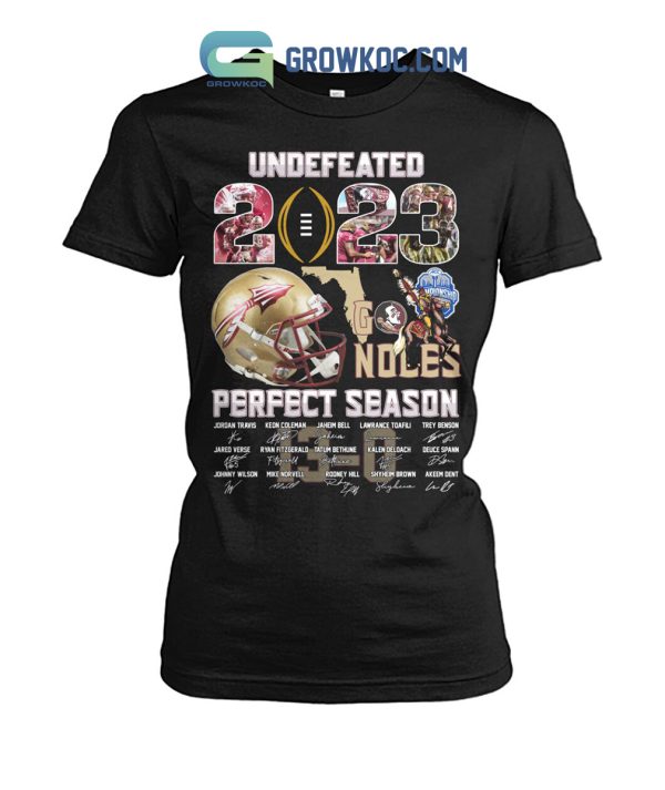Go Noles Florida State Seminoles Perfect Season 2023 T-Shirt