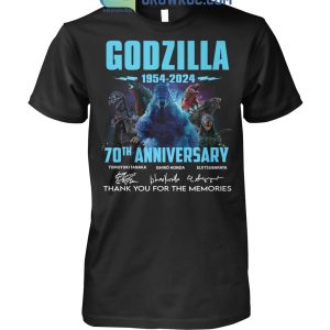 Godzilla 70 Years Of The Memories 1954-2024 Fan T-Shirt