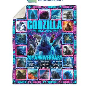 Godzilla 70th Anniversary Fleece Blanket Quilt