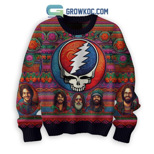 Grateful Dead Portrait Christmas Ugly Sweater