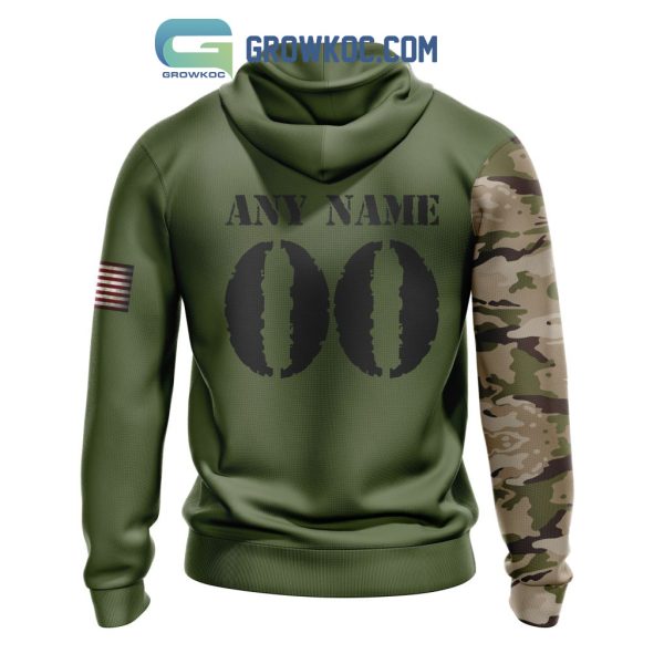 Green Bay Packers Personalized Veterans Camo Hoodie Shirt