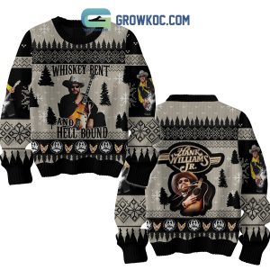 Hank Williams Jr. Whiskey Bent And Hell Bound Ugly Sweater