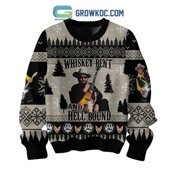 Hank Williams Jr. Whiskey Bent And Hell Bound Ugly Sweater