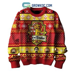 Harry Potter Gryffindor Harry Ron Hermione Ugly Sweater