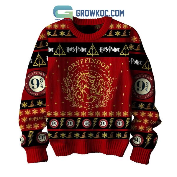 Harry Potter Gryffindor Hogwarts Christmas Personalized Ugly Sweater