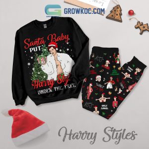 Harry Styles Only Angel Christmas Fleece Pajamas Set