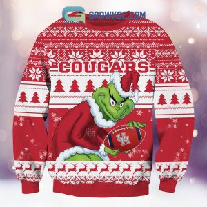 Houston Cougars Grinch NCAA Christmas Ugly Sweater