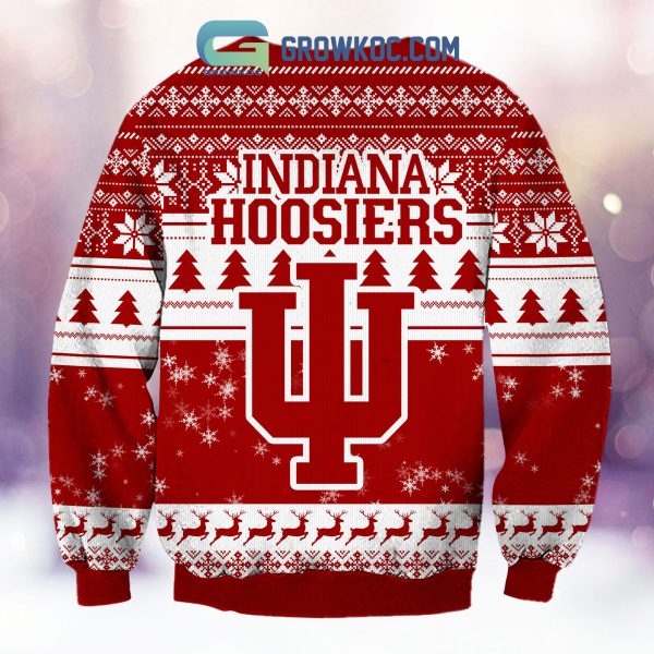 Indiana Hoosiers Grinch NCAA Christmas Ugly Sweater