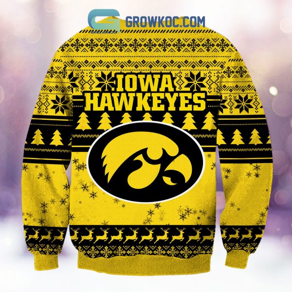 Iowa Hawkeyes Grinch NCAA Christmas Ugly Sweater