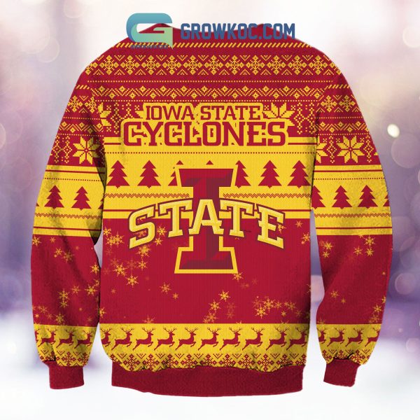 Iowa State Cyclones Grinch NCAA Christmas Ugly Sweater