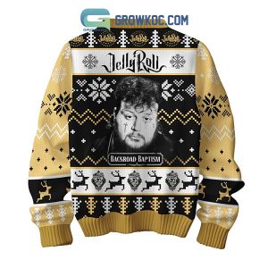 Jelly Roll Backroad Baptism Christmas Ugly Sweater