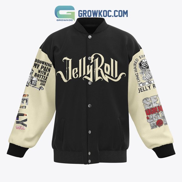 Jelly Roll Somebody Save Me Son Of The Sinner Baseball Jacket