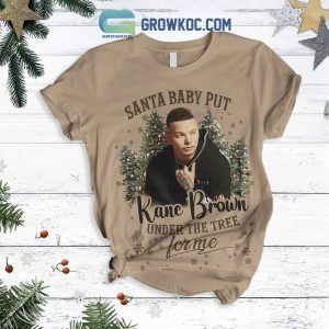 Kane Brown Under The Christmas Tree Beige Version Fleece Pajamas Set