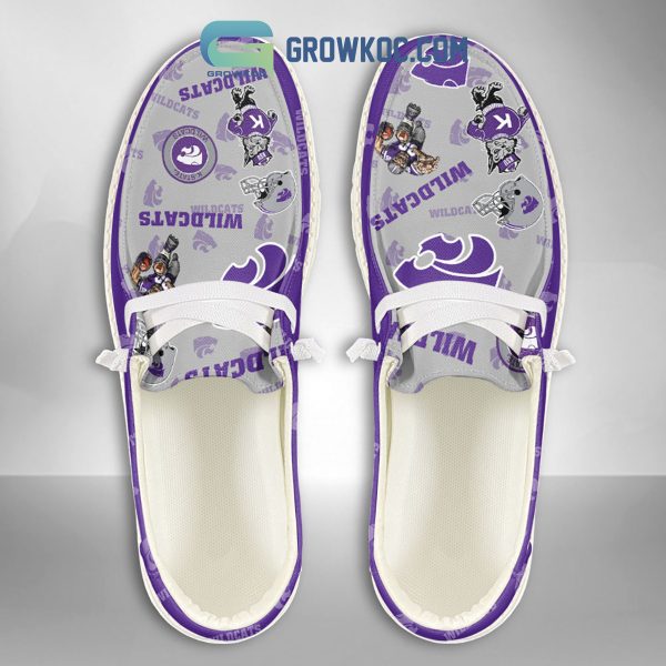 Kansas State Wildcats Supporters Gift Merry Christmas Custom Name Hey Dude Shoes