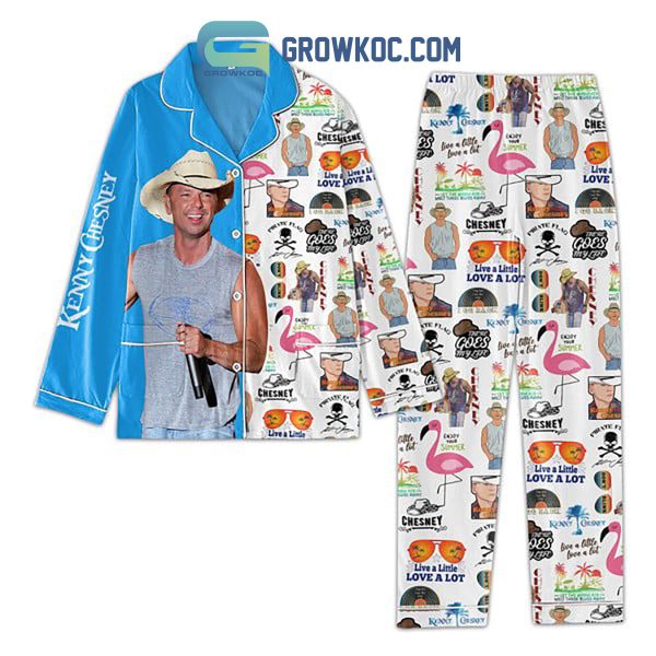 Kenny Chesney There Goes My Life Polyester Pajamas Set