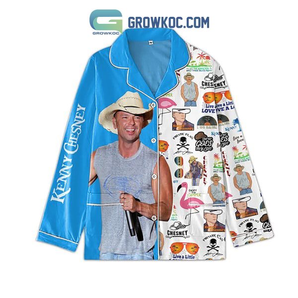 Kenny Chesney There Goes My Life Polyester Pajamas Set