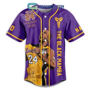 Kobe Bryant The Black Mamba Personalized Baseball Jersey