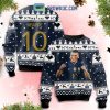 Messi The Goat Argentina Football Ugly Sweater