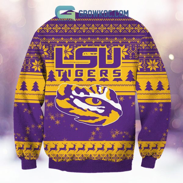 LSU Tigers Grinch NCAA Christmas Ugly Sweater