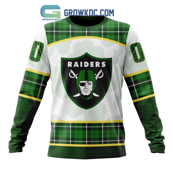 Las Vegas Raiders St. Patrick Day Personalized Hoodie Shirts