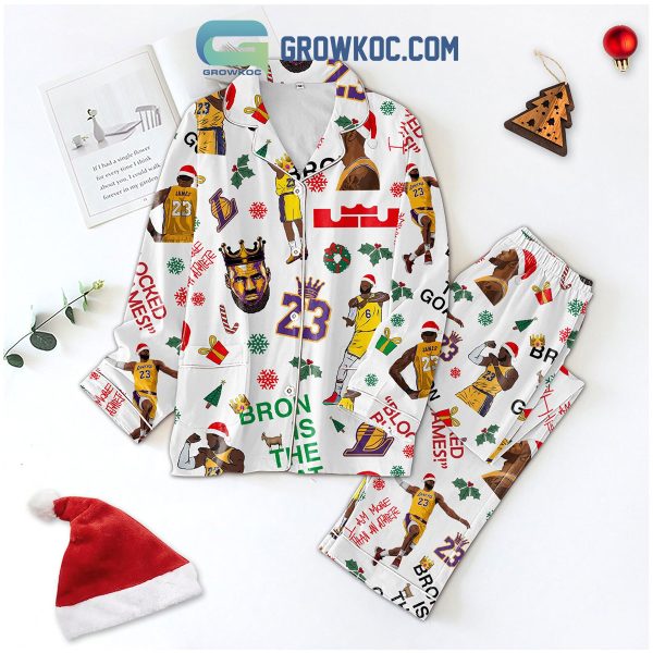 LeBron James 23 Christmas Polyester Pajamas Set