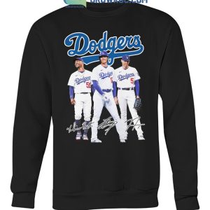 Los Angeles Dodgers Stars Mookie Betts Shohei Ohtani Freddie Freeman T-Shirt