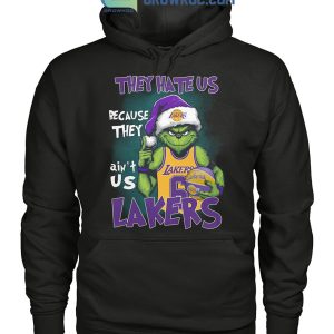 Los Angeles Lakers Grinch Hate Us Christmas T-Shirt